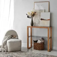 Комод Trendy Via 85 x 85 x 31см / Массив / Орех photo 3