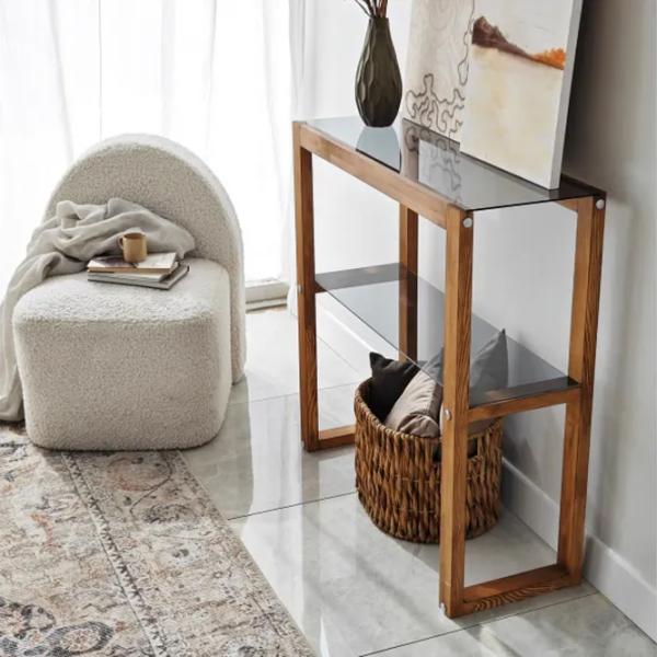 Комод Trendy Via  85 x 85 x 31см / Массив / Орех photo 4