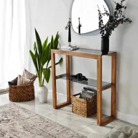 Комод Trendy Via 85 x 85 x 31см / Массив / Орех photo 6