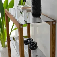 Комод Trendy Via 85 x 85 x 31см / Массив / Орех photo 9