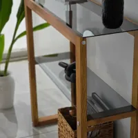 Комод Trendy Via 85 x 85 x 31см / Массив / Орех photo 10