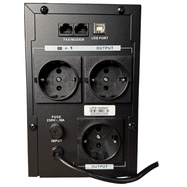 ИБП Ultra Power UPS1200MC Черный photo 3