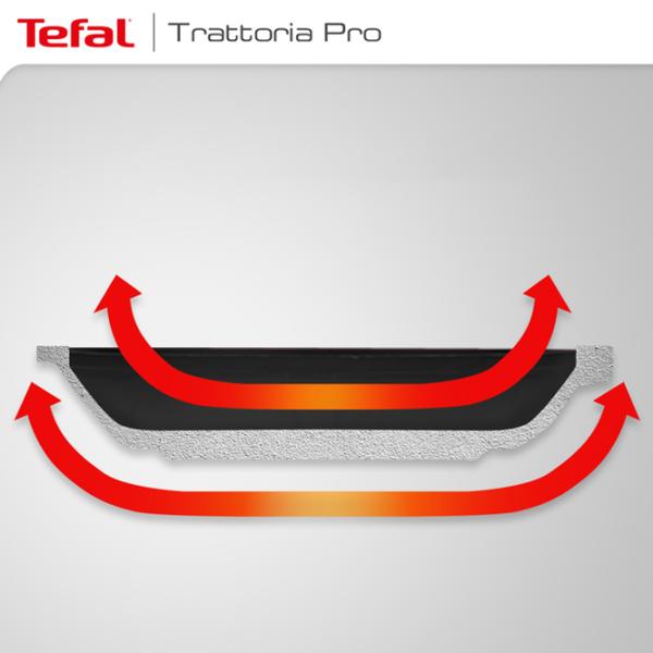 Tigaie Tefal Trattoria Pro G6120644 Universală / 28 cm / Black photo 6