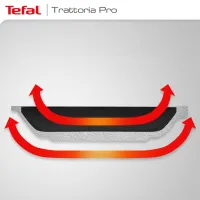 Tigaie Tefal Trattoria Pro G6120644 Universală / 28 cm / Black photo 6