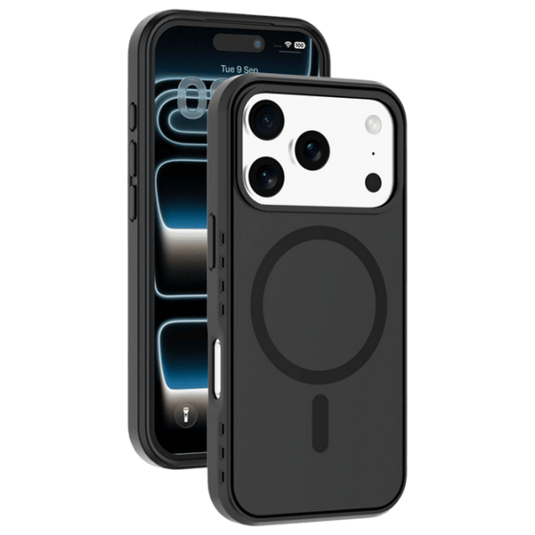 Husă pentru smartphone Apple iPhone 17 Pro Max Cellularline / MagSafe Back / TPU / Black photo 2