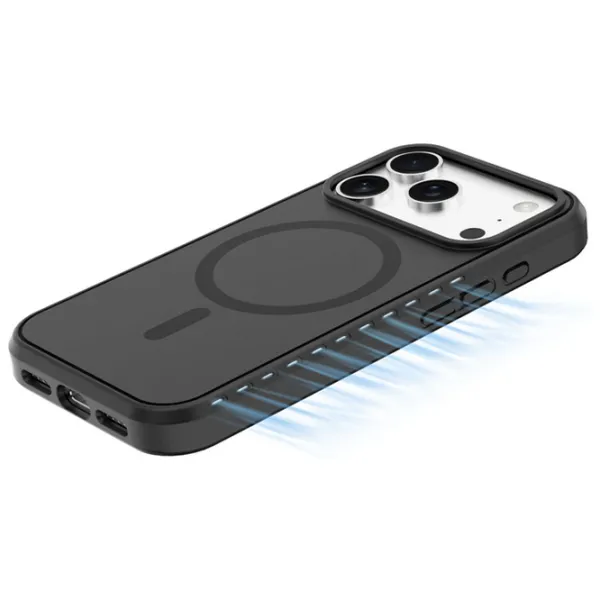 Husă pentru smartphone Apple iPhone 17 Pro Max Cellularline / MagSafe Back / TPU / Black photo 3