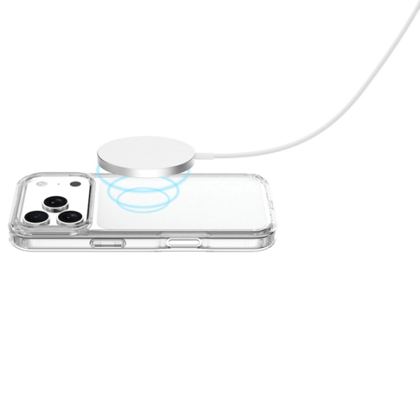 Husă pentru smartphone Apple iPhone 17 Pro Cellularline / MagSafe Back / TPU / White Transparent photo 5