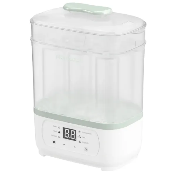 Sterilizator Momcozy Bottle Sterilizer and Dry 8 in 1  / cu abur / White
 photo 1