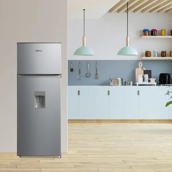Frigider Starcrest SF-204WD-SLE cu congelator sus 199 l / 143 cm / Inox photo 3