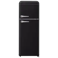 Frigider Starcrest SRF-208BK Retro cu congelator sus 208 l / 147 cm / Black