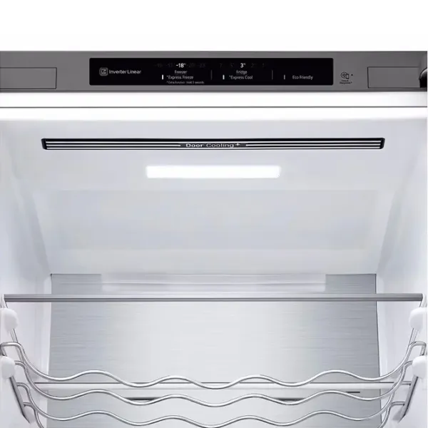 Frigider LG GBV7280DPY cu congelator jos 387 l / 203 cm / Inox photo 7