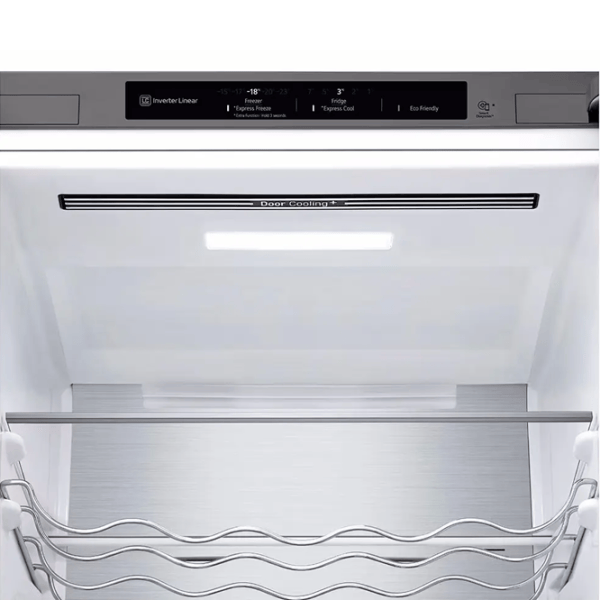 Frigider LG GBV7280DPY cu congelator jos 387 l / 203 cm / Inox photo 7