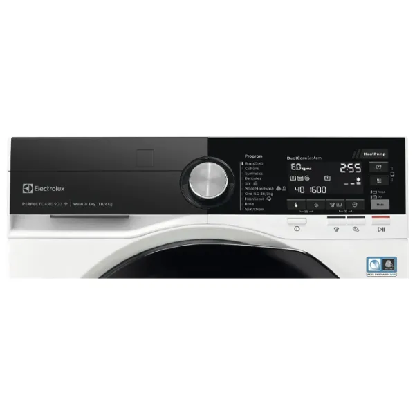 Mașină de spălat cu uscător Electrolux EW9WN161BCE 10 kg / 1151 rpm / White photo 3