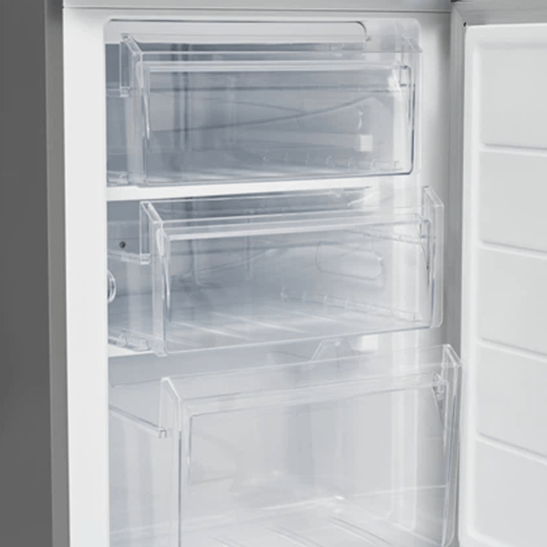 Frigider Heinner HC-HM262XE++ cu congelator jos 262 l / 180 cm / Inox photo 8
