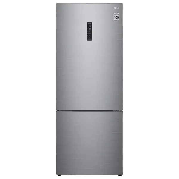 Frigider LG GBB566PZHMN cu congelator jos 462 l / 185 cm / Inox photo 1