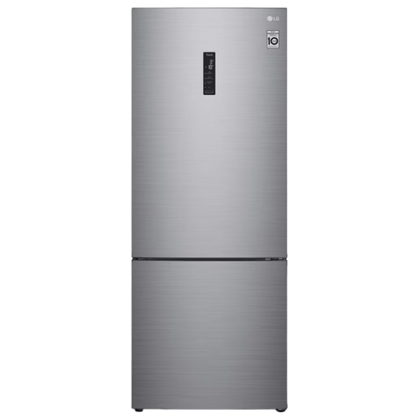 Frigider LG GBB566PZHMN cu congelator jos 462 l / 185 cm / Inox photo 1