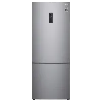 Frigider LG GBB566PZHMN cu congelator jos 462 l / 185 cm / Inox