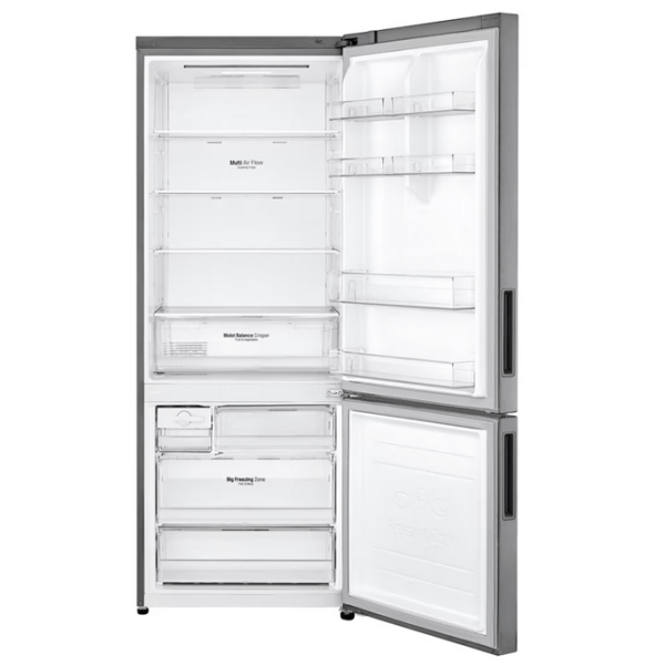 Frigider LG GBB566PZHMN cu congelator jos 462 l / 185 cm / Inox photo 4