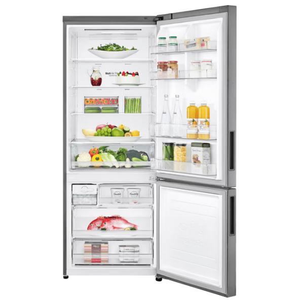Frigider LG GBB566PZHMN cu congelator jos 462 l / 185 cm / Inox photo 5