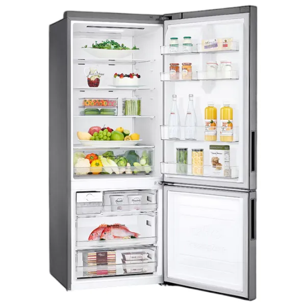 Frigider LG GBB566PZHMN cu congelator jos 462 l / 185 cm / Inox photo 6