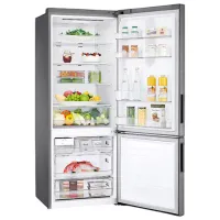 Frigider LG GBB566PZHMN cu congelator jos 462 l / 185 cm / Inox photo 6