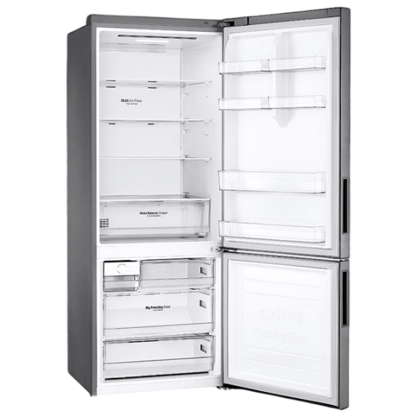 Frigider LG GBB566PZHMN cu congelator jos 462 l / 185 cm / Inox photo 7