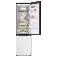 Frigider LG GBB72TW9DQ cu congelator jos 387 l / 203 cm / White photo 2