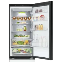 Frigider LG GBB72TW9DQ cu congelator jos 387 l / 203 cm / White photo 5