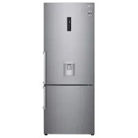 Frigider LG GBF567PZCMB cu congelator jos 431 l / 185 cm / Inox