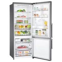 Frigider LG GBF567PZCMB cu congelator jos 431 l / 185 cm / Inox photo 2