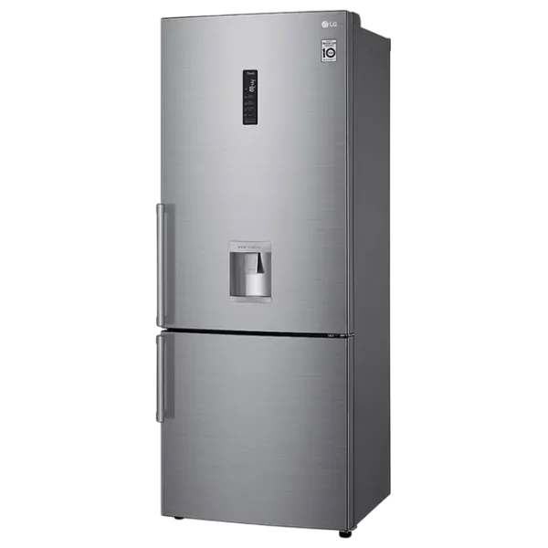 Frigider LG GBF567PZCMB cu congelator jos 431 l / 185 cm / Inox photo 4
