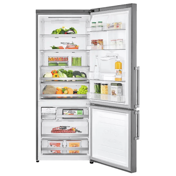 Frigider LG GBF567PZCMB cu congelator jos 431 l / 185 cm / Inox photo 6