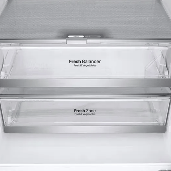 Frigider LG GBF567PZCMB cu congelator jos 431 l / 185 cm / Inox photo 8