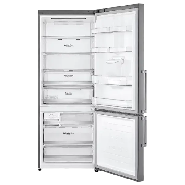 Frigider LG GBF567PZCMB cu congelator jos 431 l / 185 cm / Inox photo 9