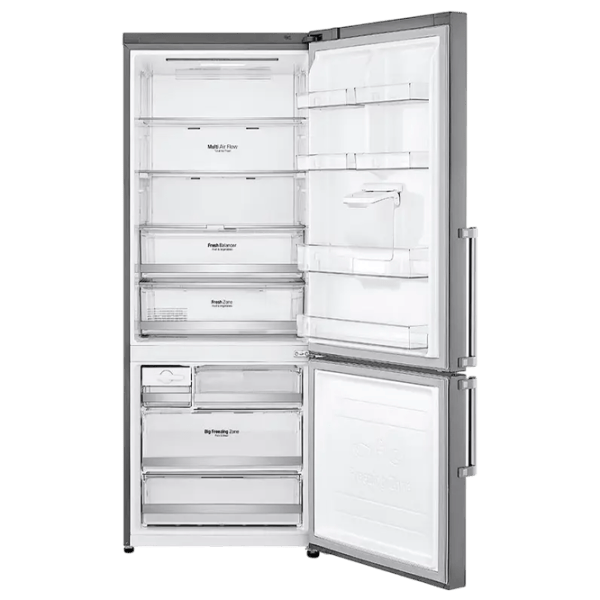 Frigider LG GBF567PZCMB cu congelator jos 431 l / 185 cm / Inox photo 9