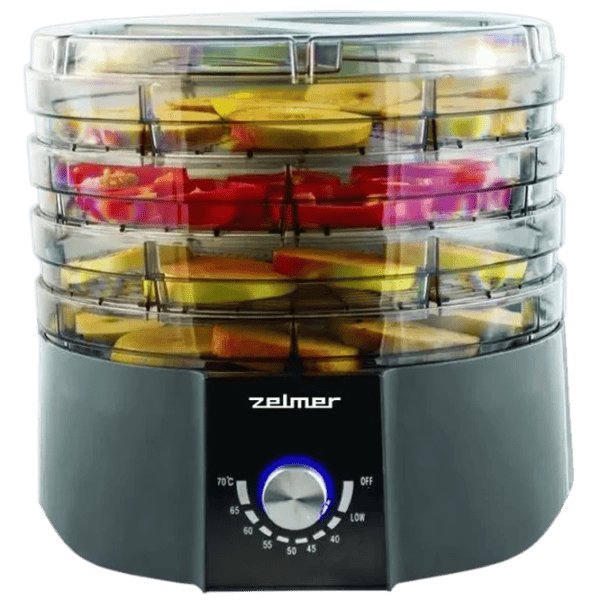 Сушка для овощей и фруктов ZELMER ZFD1004 520 Вт / Серый photo 4