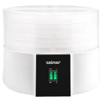 Сушка для овощей и фруктов ZELMER ZFD1010 520 Вт / Белый