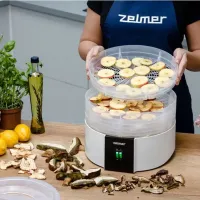 Сушка для овощей и фруктов ZELMER ZFD1010 520 Вт / Белый photo 5