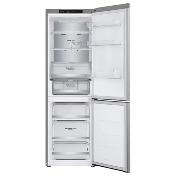 Frigider LG GBV7180CPY cu congelator jos 344 l / 186 cm / Inox photo 4