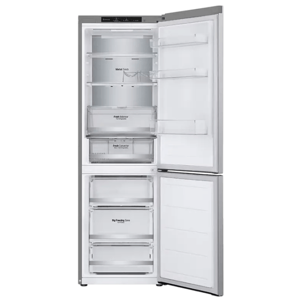 Frigider LG GBV7180CPY cu congelator jos 344 l / 186 cm / Inox photo 4