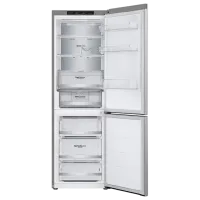 Frigider LG GBV7180CPY cu congelator jos 344 l / 186 cm / Inox photo 4