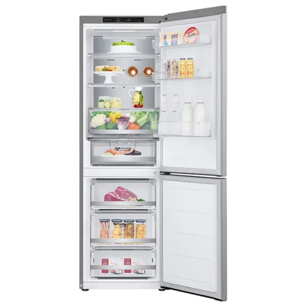 Frigider LG GBV7180CPY cu congelator jos 344 l / 186 cm / Inox photo 6