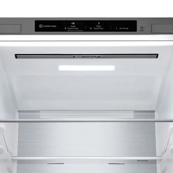 Frigider LG GBV7180CPY cu congelator jos 344 l / 186 cm / Inox photo 8