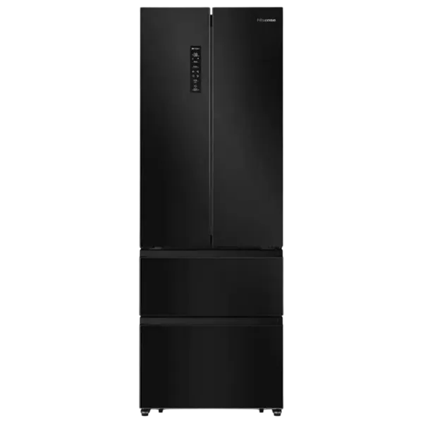 Frigider Hisense RF632N4AFE1 cu congelator jos 485 l / 200 cm / Black photo 1