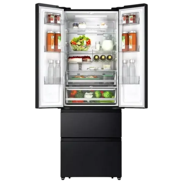 Frigider Hisense RF632N4AFE1 cu congelator jos 485 l / 200 cm / Black photo 3