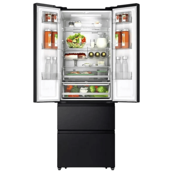 Frigider Hisense RF632N4AFE1 cu congelator jos 485 l / 200 cm / Black photo 3