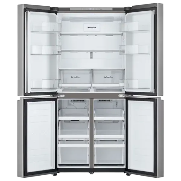 Frigider LG GMB860PYDE cu congelator jos 530 l / 178.7 cm / Inox photo 2