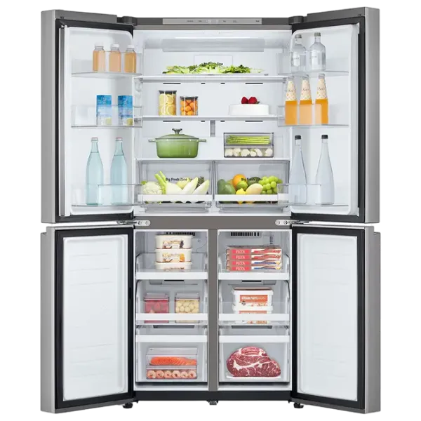 Frigider LG GMB860PYDE cu congelator jos 530 l / 178.7 cm / Inox photo 7