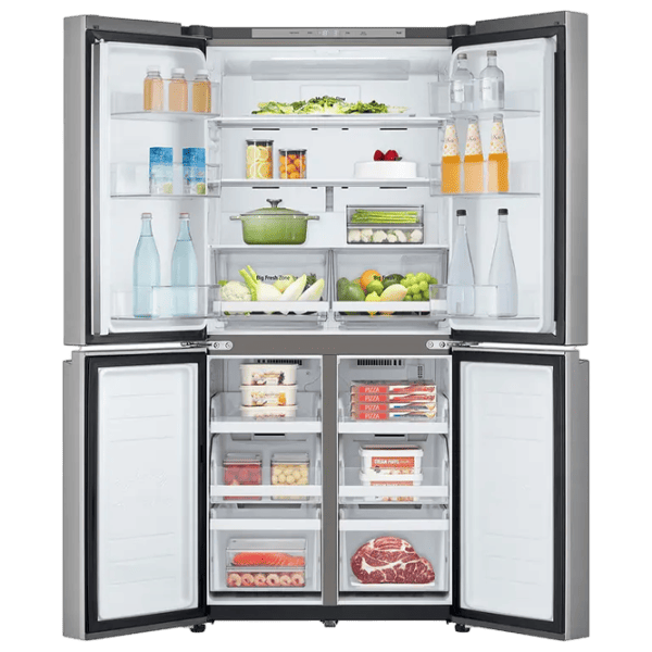 Frigider LG GMB860PYDE cu congelator jos 530 l / 178.7 cm / Inox photo 7