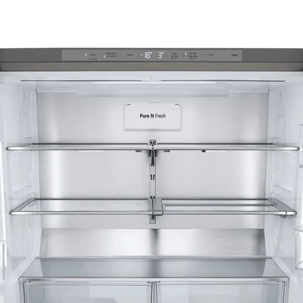 Frigider LG GMG960MBEE cu congelator jos 638 l / 179.2 cm / Inox photo 6